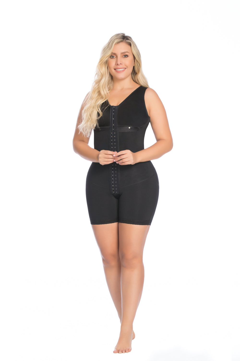 Delie By Fajas D'Prada Knee Shapewear With Bra 09215